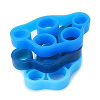 Grip Strengtheners Strengthens Fingers, Hands, Wrists and Forearms Hand Resistance Bands Best for Climbing, Golf & Tennis Grip Power (Light Blue，Royal Blue，Dark Blue)