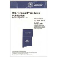 FAA IFR Terminal Procedures Bound Southwest (SW-1) Vol 1 of 4 (Always Current Edition)