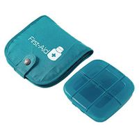 Afazfa💗💗Travel Pill Box Medicine Tablet Storage Vitamin Dispenser Organiser (Green)