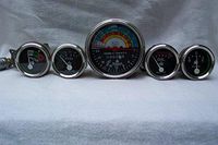 TACHOMETER OIL FUEL TEMP AMP GAUGE PACKAGE SET for INTERNATIONAL IH FARMALL 340