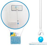 Duop 10" Microfiber Cleaning & Dusting Pads (Pack of 2) – Professional Grade Pads Collect Dust, Dirt, Allergens & Bacteria