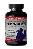 Libido Enhancer for Men Fast Acting - Horny Goat Weed (All Natural Formula) - Horny Goat Weed Pills for Men - 1 Bottle 60 Capsules