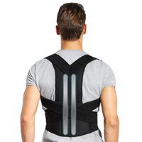 Posture Corrector for Men and Women, Upper Back Brace Support to Improve Chest Clavicle Lumbar Slouching Hunching, Adjustable Shoulder Posture Trainer Spinal Straightener XL