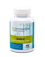 BioImmersion - Garlic, Organic - Natural Broad-Spectrum Antimicrobial Support - 90 Capsules