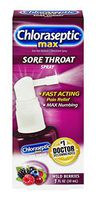 Chloraseptic Max Sore Throat Spray | Wild Berries | 1 Fl Oz (Pack of 1)