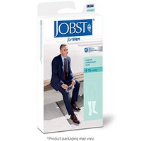 JOBST for Men Knee High Closed Toe Compression Stockings,, Extra Firm Legware for All Day Comfort for Males, with Odor Control Technology, Compression Class- 15-20