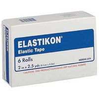 Johnson & Johnson 2" ELASTIKON Elastic Tape - 2.5 yards per roll (6 rolls)