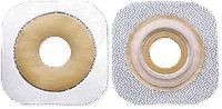 Hollister CenterPointLock Pre-Sized Flextend Flat Skin Barrier with Floating Flange and Tape Border 1-3/8" Stoma Opening Square Shape (Box of 5 Each)