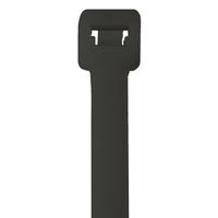 Aviditi Nylon UV Stabilized Cable Tie, 18" L x 11/32" W, Black, Case of 100 (CTUV18175)