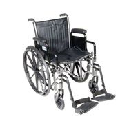 Drive Silver Sport 2 Wheelchair, Detachable Desk Arms, Swing Away Footrests, 16" Seat, Model - SSP216DDA-SF