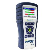 Bacharach Insight Plus 0024-8517 Residential Combustion Analyzer with Long-Life O2 Sensor, CO Sensor, Probe, 4 AA Batteries, Rubber Boot, Spare Filters, and Hard Carry Case
