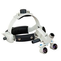 Headband Dental Surgical Loupes with LED Headlight, 3.5X, 340mm Working Distance