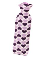 1L Long Shape Hot Water Bottles Keep Warm,Treating Sore Muscles, Random Cover A