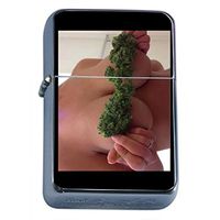 Leaf Display Girl Flip Top Dual Torch Lighter S3