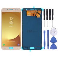 Phone case Phone Cover LCD Screen and Digitizer Full Assembly (TFT Material) for Galaxy J7 (2017), J730F/DS, J730FM/DS(Black) Highly Recommended (Color : Gold)