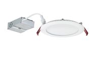 Lithonia Lighting WF6 LL LED 2700K MW M6 6-Inch Dimmable Ultra Thin Low Lumen LED Module Recessed Ceiling Downlight, 780 Lumens, 120 Volts, 12 Watts, Wet Listed, Matte White