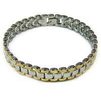 Men's Magnetic Stainless Steel Therapy Bracelet B 7.5"