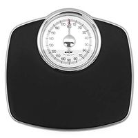 Zcx Mechanical Scales Home Adult Weight Loss Health Scales No Electronic Scales Weight Accurate Weight Scale Mini Large Dial Durable (Color : Black)
