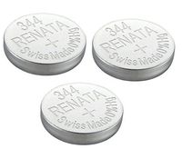 Renata Single Watch Battery Swiss Made Renata 344 or SR1136SW 1.55V (3 Batteries, 344 or SR 1136 SW)