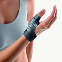 Bort 105400 Sella Dur, Hard Plastic Thumb Splint, Arthritis Treatment Brace to Immobilize & Stabilize CMC, Basal and MCP Joints for Trigger Thumb, Tendonitis Pain, Sprains (Large, Left)