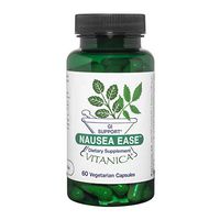 Vitanica Nausea Ease, GI Support, Vegan/Vegetarian, 60 Capsules