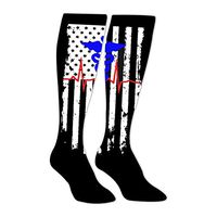 SHNeiy Funny Medical Symbol Caduceus Flag Unisex 3D Pattern Long Stocking Baseball Sports Crew Tube Socks