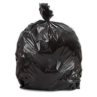 Plasticplace 40-45 Gallon Black Trash Bags,1.7 Mil, 40"x47", 100 Count