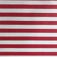 Black Cat Avenue 20" x 30" Printed Tissue Paper for Gift Wrapping, 24-Sheet, Red/White Stripes