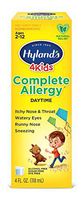 Kids Allergy Medicine by Hyland's 4Kids, Non Drowsy Childrens Complete Allergy Relief Syrup, Safe and Natural for Indoor & Outdoor, 4 Oz (Packaging May Vary)