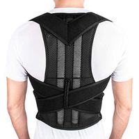 Fully Adjustable Magnetic Orthopedic Back Brace Posture Corrector for Men Women w Lumbar Support Belt - Shoulder, Neck, Upper Lower Back Pain Relief - Best Straightener Trainer
