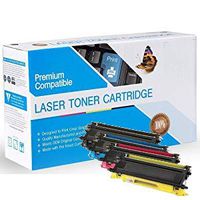 4 Pack Supplies Wholesalers Replacement Black & Color Toners compatible with BrotherTN210, TN210BK, TN210C, TN210M, TN210Y