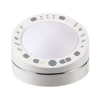 White Noise Machine, Sleep Sound Machine with Night Light for Adults Kids Baby, 10 Soothing Nature Sounds, Battery Operated, Portable Sleep Therapy for Home, Office, Travel