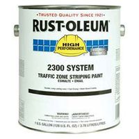 Rust-Oleum 246774 2300 System <100 Voc Traffic Zone Striping Paint, Black, 1 Gallon - Lot of 2