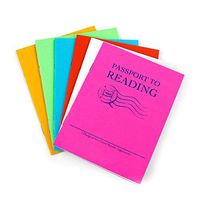 Hygloss 32512 Passport to Reading Book, 1" Height, 4.25" Width, 5.5" Length (Pack of 12)