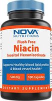 Nova Nutritions Flush Free Niacin Inositol Hexanicotinate 500 mg 180 Capsules