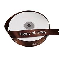 Kylin Express 2CM Wide Happy Birthday Decorative Riband Wrapping Ribbons Gift Wrapping Ribbons, 06