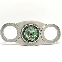 US Army Cigar Cutter, Self-Sharpening Double Guillotine Blades Cutters for Cigars in Gift Box by Cigar Cutters by Jim (ARM2)