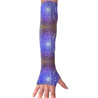 YanHill Cooling Arm Sports Arm Sleeves Abstract Art UV Sun Protection Arm Sleeves with Thumb Holes for Basketball, Football, Baseball, Cycling, Volleyball, Or Other Activities