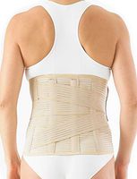 Neo G Lumbarsacral Brace - Support for Lower Back Pain, Mild Lumbago, Injured Back, Mild Disc Herniation, Recovery, Rehabilitation - Adjustable Compression - Class 1 Medical Device - Medium - Tan