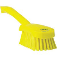 Vikan 41906 Heavy Duty Sweep Hand Brush, Polypropylene, Polyester Bristle, 10", Yellow