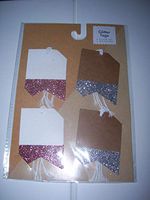 Glitter Gift Tags 8 Count, (Pack of 4)
