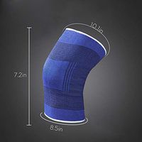 Luwint Soft Knitted Kids Knee Brace - Children Patella Brace Support for Soccer, Volleyball, Basketball, Outdoor Sports, 1 Pair