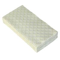 DISPOSABLE QUILTED GUEST TOWELS | European Made Linen Like Napkins | for Upscale Wedding and Dining | 12 pc | Ivory