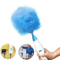 JIGAN Electric Feather Duster Cleaning Brush, 360° Spin Dust Removal Electric Dusters Set Bendable Duster,B~Charging