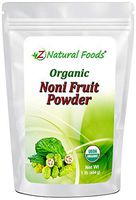 Organic Noni Fruit Powder - Queen of Health Plants Superfood Supplement - Mix In Juice, Drinks, Shakes, Smoothies, & Recipes - Raw, Vegan, Non-GMO - 1 lb