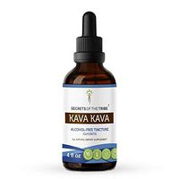 Kava Kava Tincture Alcohol-Free Extract, Responsibly farmed Organic Kava Kava (Piper Methysticum) Dried Root 4 fl oz