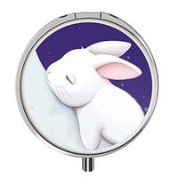 Pill Cases Metal,Custom Round Medecine Case Medecine Bottle Mini Travel Pill Vitamin Decorative Box Case Holder