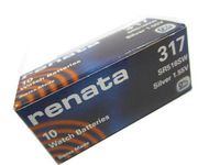10pcs of Renata 317 SR516SW Swiss Watch Battery 1.55v Exp. 09.2015