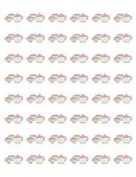 Special Pack 48 Tea Pot Cup Envelope Seals Labels Stickers 1.2" Round #CUAS