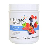 Celebrate Vitamins - Rebuild Protein + Probiotic - Berry Burst - 15 Serving Tub